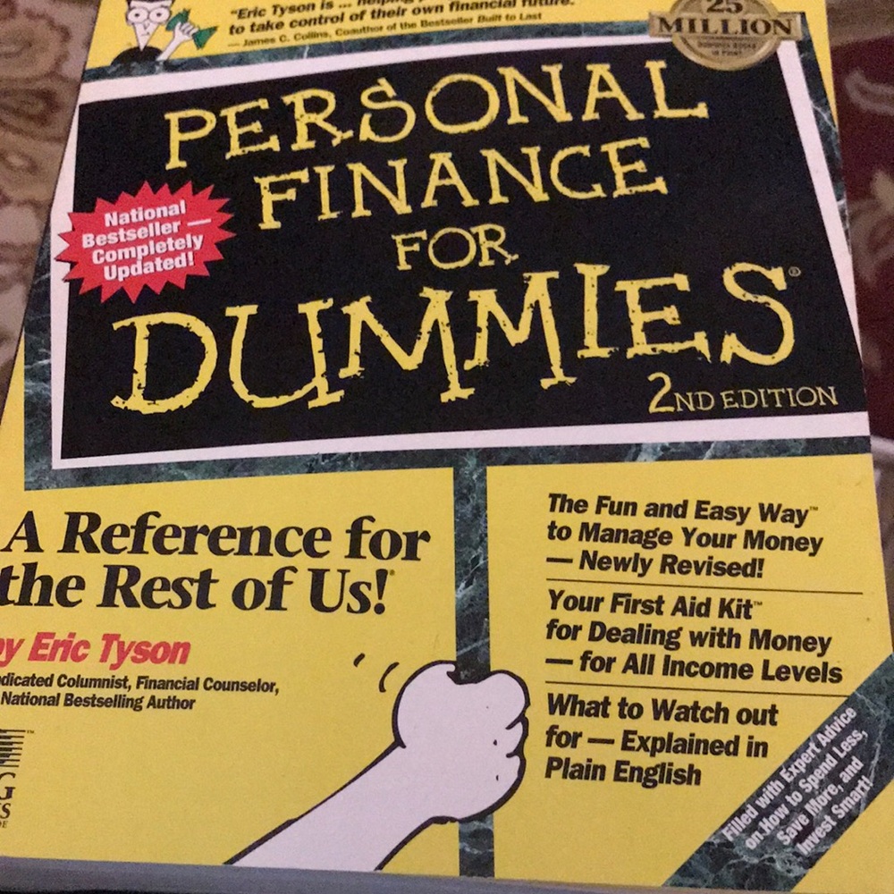Personal Finance for Dummies (2nd Edition) - Yellow and Black Cover